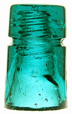 CD 123 E.C.& M. "B" mold, Tealy Aqua; Classic EC&M!