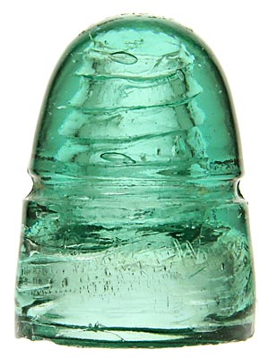 CD 143 G.N.W., Green Aqua; Swirly glass!