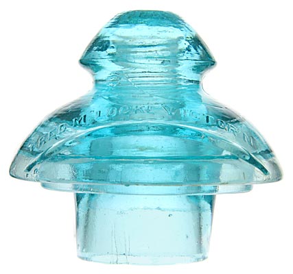CD 288 LOCKE "Mershon", Light Aqua; Mershon's have ridges!