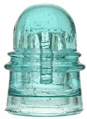 CD 158.2 BOSTON BOTTLE WORKS Light Aqua; A nice "Boston Barrel"