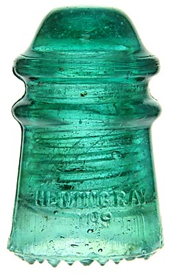 CD 106 HEMINGRAY No 9 {Prism} Fizzy Green; Great color, bubbles and snow!