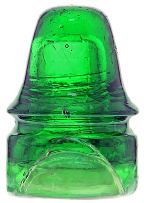 CD 160.7 AM.INSULATOR CO. Rich 7-up Green; Absolutely stunning and rare color!