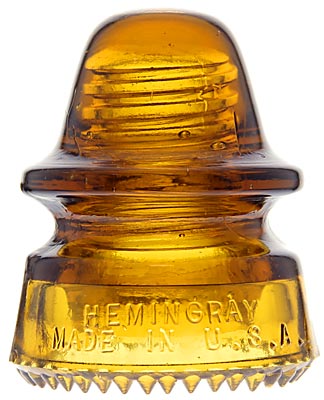 CD 162 HEMINGRAY // No 19 Yellow Amber; Great condition!