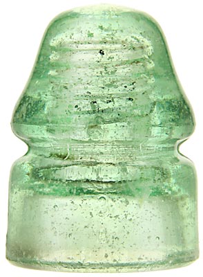 CD 133.1 PATENT DEC. 19, 1871, Snowy Light Green; A real snow globe!