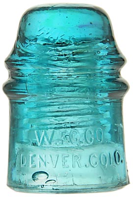 CD 121 W.F.G.CO., Arizona Turquoise Blue; Unusual color!