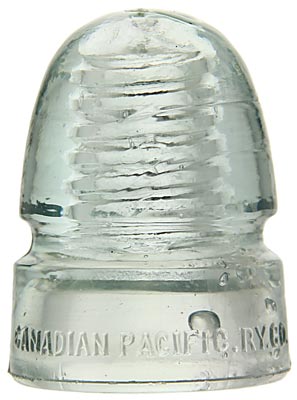 CD 143 CANADIAN PACIFIC RY.CO., Light Gray w/ Milky Wisps; Milky & bubbly!