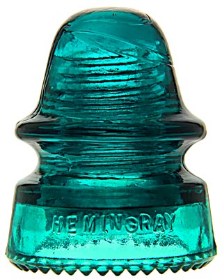 CD 162 HEMINGRAY // No 19, Teal Blue; The "Real Teal" in great shape!