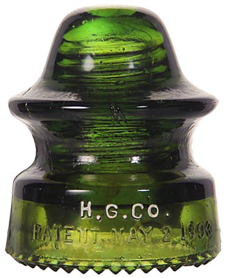 CD 164 H.G.CO., Dark Yellow Green; Distinctive shade of green!