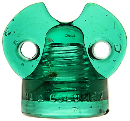 CD 262 COLUMBIA, Rich Dark Green Aqua; Cute baby Columbia; aww!