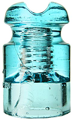 CD 268.5 STANDARD GLASS INSULATOR CO., Bright Blue; Tough CD!