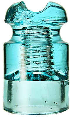 CD 268.5 STANDARD GLASS INSULATOR CO., Bright Blue; Tough CD!