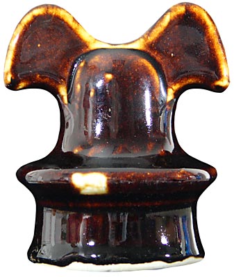 U-395 "Mickey Mouse", Mottled Brown; A great companion for your glass Mickey!