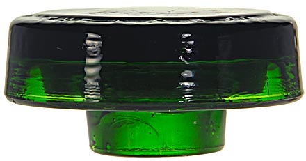 CD 31 E.S.B.CO., Deep Emerald Green; The 4" diameter size of this piece really shows off the great color!