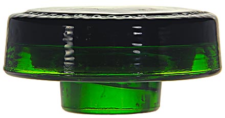 CD 31 E.S.B.CO., Deep Emerald Green; The 4" diameter size of this piece really shows off the great color!