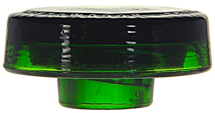 CD 31 E.S.B.CO., Deep Emerald Green; The 4" diameter size of this piece really shows off the great color!