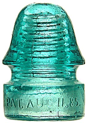 CD 134 DIAMOND P, Light Blue Aqua; The classic "Diamond P" with a neat "Diamond P" impression on the dome!