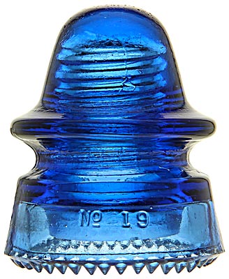 CD 162 HEMINGRAY // No 19, Deep Cobalt Blue; "Made in the U.S.A."