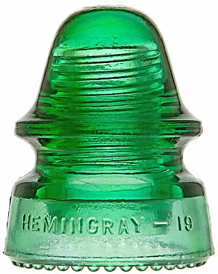 CD 162 HEMINGRAY-19, Deep Light 7-up Green; What color would YOU call it?