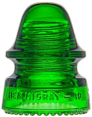 CD 162 HEMINGRAY-19, Glowing 7-up Green; Another classic, standout signal color!