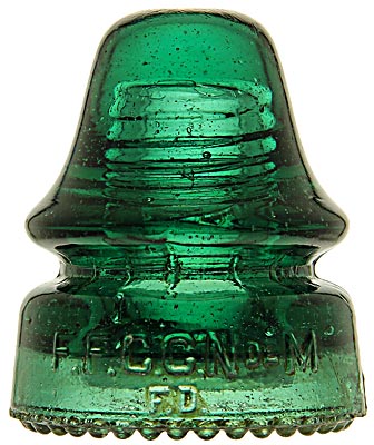 CD 162.7 F.F.C.C.N. de M., Tealy Green; Nice and crude!