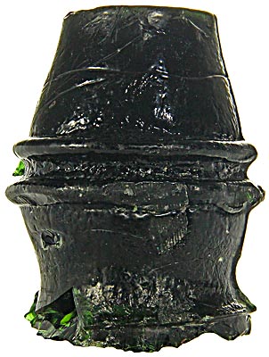 CD 701.6 "Confederate Egg", Green Blackglass; The classic "Egg"!