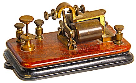 Bunnell Telegraph Sounder; Imagine the messages this unit clicked out!