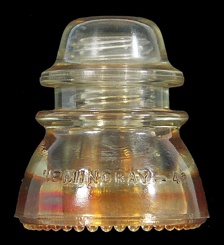 Glass Insulator - CD 154 Hemingray - 42 Antique Clear N | eBay