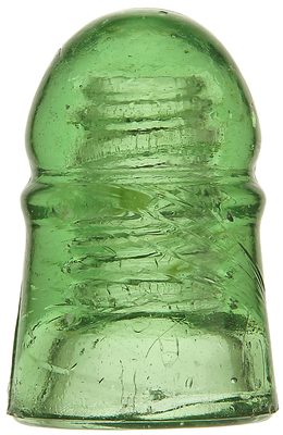 CD 126.3 W. BROOKFIELD, Yellowy Lime Green; The short-lived "American Union" style!