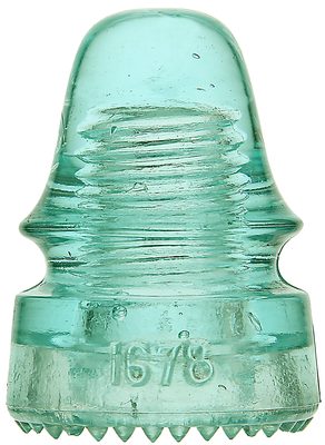CD 162.4 1678, Light Aqua; Drip point variant!
