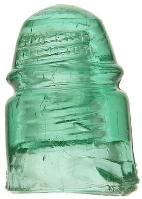 CD 124.3 PATENT DEC. 19, 1871, Light Green; Crude, classic early Hemingray!