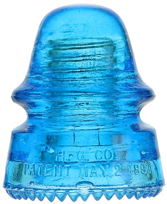 CD 162 H.G. CO., Glowing Rich Electric Blue; A vibrant, vivid color!