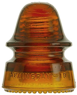 CD 162 HEMINGRAY-19, Orange Amber; Great condition!