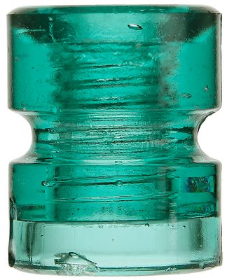 CD 185 MINE INSULATOR, Aqua; Made by Hemingray!