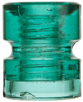 CD 185 MINE INSULATOR, Aqua; Made by Hemingray!