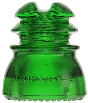 CD 214 HEMINGRAY, Bright 7-up Green; Popular with collectors!