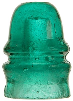 CD 732 {Unembossed}, Translucent Green Aqua w/ Milky Veils; Milky, fizzy, jadey!