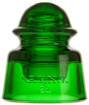 CD 503 SAFNV 21 {Uruguay}, Glowing 7-up Green; Outstanding condition!