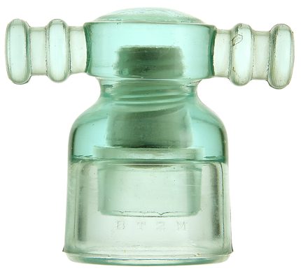 CD 677.7 MIVA // BT2M {Italy}, Light Blue Aqua; Classic "T-bar"!