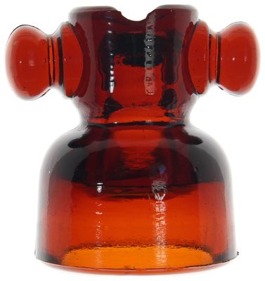 CD 680 "T-Bar" {Spain}, Dark Red Amber; this could be the most desirable foreign insulator!