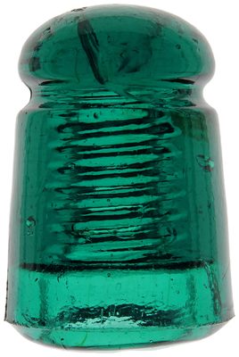 CD 127.4 {Hemingray product}, Deep Tealy Aqua; old Hemingray piece and a tough CD