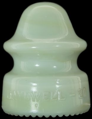 CD 164 MAYDWELL-20, White Milk w/ Butterscotch Swirls; uncommon color variant