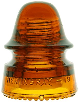 CD 162 HEMINGRAY-19, Deep Orange Amber