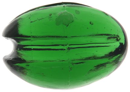 CD 1130 "Egg" {France}, Bright Yellowy Green; colorful egg for the Easter basket!