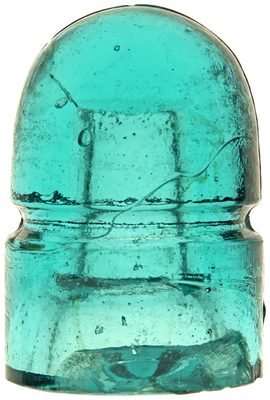 CD 743.2 {Unembossed} {Canada}, Light Aqua; rounded dome "canon ball" style