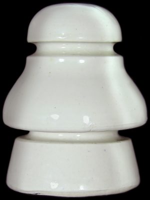 U-223 A/B {Pittsburg product}, Off White Porcelain; seldom seen style!