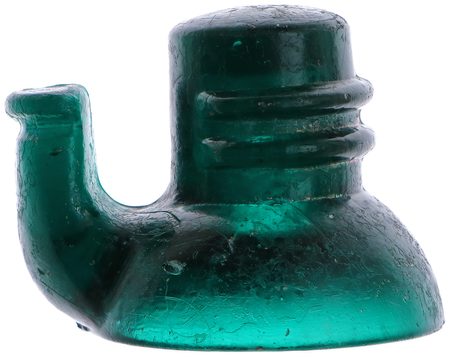 CD 791 "Baby Teapot", Dark Teal Green; Super rare, great color and great condition!