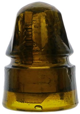 CD 158 BOSTON BOTTLE WORKS, Dark Yellow Amber; A "six sided" gem, rare and amazing color!