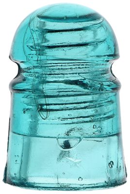 CD 102 STAR, Blue w/ "Tadpole"; Who says tadpoles can't be molded into the glass?!