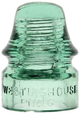CD 134 WESTINGHOUSE / NO.6, Light Green; Attractive color, clean and shiny!
