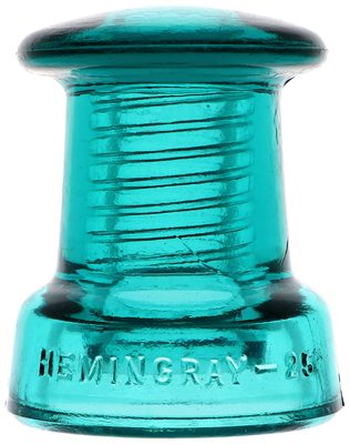 CD 175 HEMINGRAY-25, Blue Aqua; Great condition "Doorknob"!